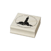 近代的な灯台の図書館スタンプ ラバースタンプ (スタンプ)