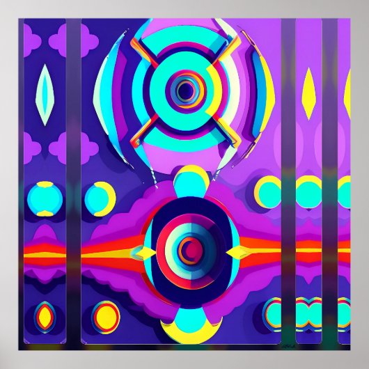 近代的なKen Gage Artの生息地 ポスター (正面)