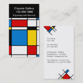近代美術のギャラリーの名刺 名刺 (正面/裏面)