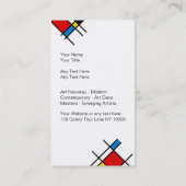 近代美術のギャラリーの名刺 名刺 (裏面)