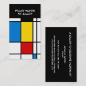 近代美術のギャラリー 名刺 (正面/裏面)