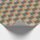 近代美術の安全かおむつピン新生児のデザイン ラッピングペーパー (角)