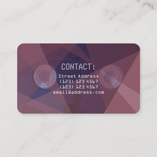 近代美術のVHSカセット 名刺 (裏面)