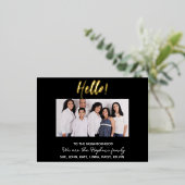 近所に来たことがない」写真のお知らせ 箔シーズンポストカード (立ち正面)