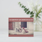 近所のはがきが出た ポストカード (スタンド正面)