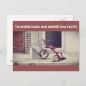 近所のはがきが出た ポストカード (正面/裏面)