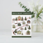 近所のホリデーパーティー ポストカード (スタンド正面)