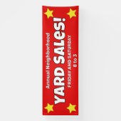 近所のヤードの販売カスタム 横断幕 (縦)