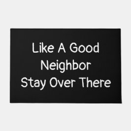 近所の人がそこに泊まるようおもしろい ドアマット