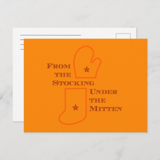 近所の人が挨拶する ポストカード (正面/裏面)