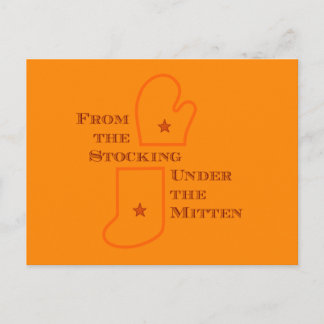 近所の人が挨拶する ポストカード