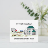 近所の人に自分のホームプロジェクトを伝える ポストカード (スタンド正面)