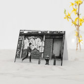 近所の散歩 カード (黄色い花)