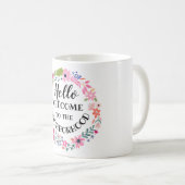 近所の新しいホームノートにようこそ コーヒーマグカップ (正面右)