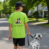 近所の犬の散歩代行業 Tシャツ