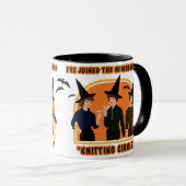 近所の編み物サークルに入った。 マグカップ (正面右)