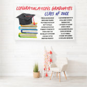 近所の高校卒業記念バナー 横断幕 (インサイチュ)