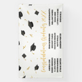 近所の高校卒業記念バナー 横断幕 (縦)