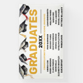 近所の高校卒業記念バナー 横断幕 (縦)