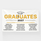 近所の高校卒業記念バナー 横断幕 (横)