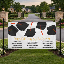 近所の高校卒業記念バナー 横断幕