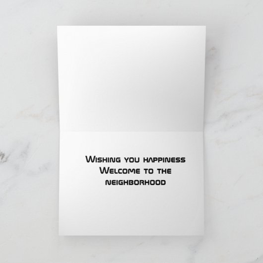 ***近所へようこそ*** カード (内部)