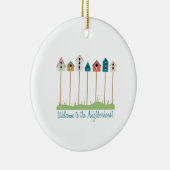 近所へようこそ セラミックオーナメント (右)