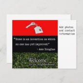 近所へようこそ ポストカード (正面/裏面)