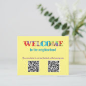 近所へようこそ ポストカード (スタンド正面)