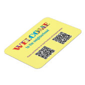 近所へようこそ マグネット (左側)