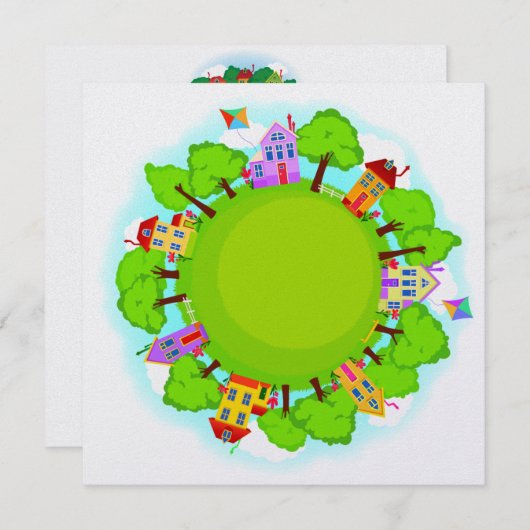 近所イベント- SRF 招待状 (正面/裏面)