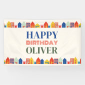 近所カラフル誕生会 横断幕 (横)