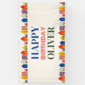 近所カラフル誕生会 横断幕 (縦)