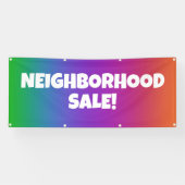 近所セール！バナパーソナライズされたー 横断幕 (横)