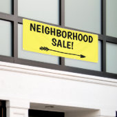 近所セール！バナー 横断幕 (ビルの外側)