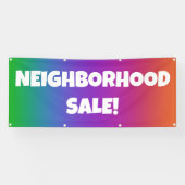 近所セール！バナー 横断幕 (横)