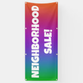 近所セール！バナー 横断幕 (縦)