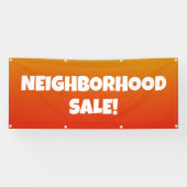 近所セール！明るいバナー 横断幕 (横)