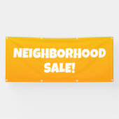 近所セール!明るいバナー 横断幕 (横)