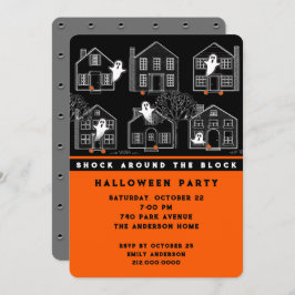 近所ハローウィンパーティ招待状 招待状