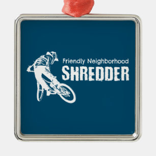 近所フレンドリーシュレッダーマウンテンサイクリング メタルオーナメント