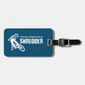 近所フレンドリーシュレッダーマウンテンサイクリング ラゲッジタグ (正面横)