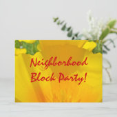 近所ブロックパーティー!招待状発表 招待状 (スタンド正面)