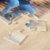 近所理容師店 ジグソーパズル (側面)