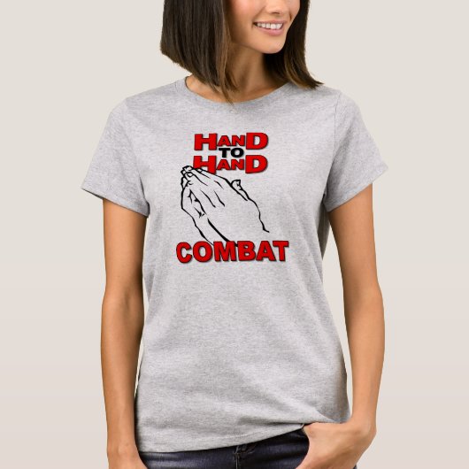 近接格闘術のクリスチャンTシャツ Tシャツ (正面)