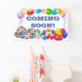 近日公開ビニールバナー 3' x 5' バナー 横断幕 (インサイチュ)