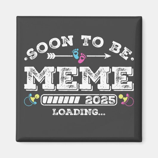 近日公開ミーム2025 ロード中 スクエア マグネット (正面)