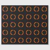 近日食太陽の ラッピングペーパー (フラット)