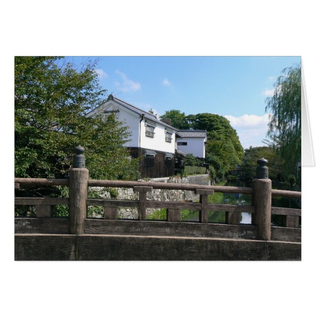 近江八幡運河にかかる橋 (正面横)