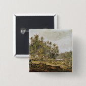 近点DUガール、セイロン島眺め 缶バッジ (正面&裏面)